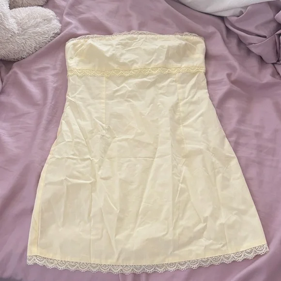 peppermayo yellow cala mini dress size 2 - Picture 1 of 3